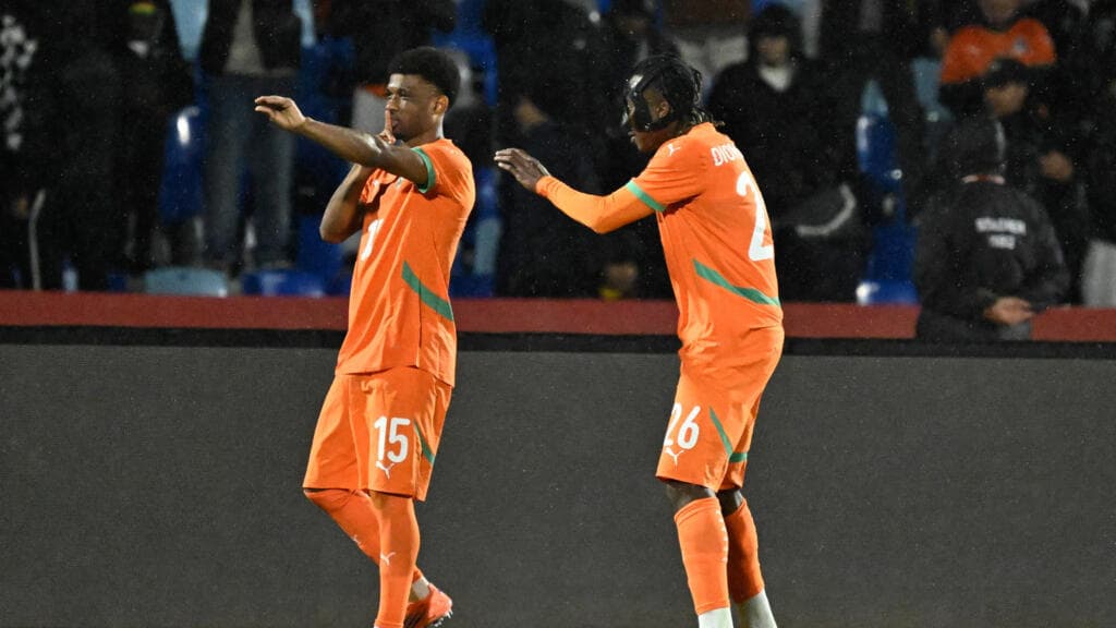 Amad Diallo et Yan Diomandé, deux des nouveaux visages de la sélection ivoirienne.