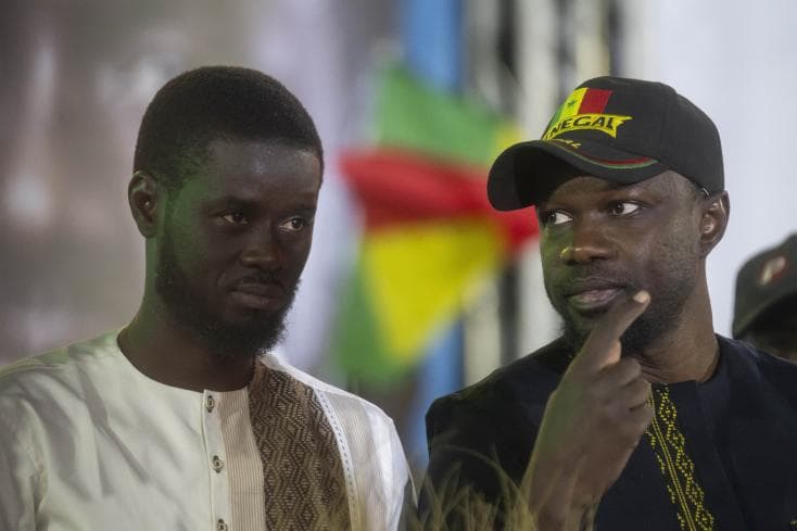Le PAN Ousmane Sonko et le président Sénégalais Diomaye Faye